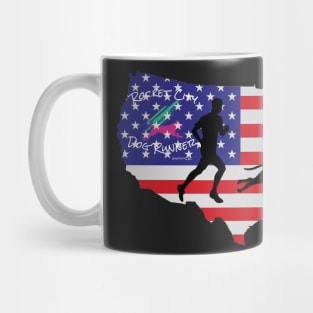 flag run Mug